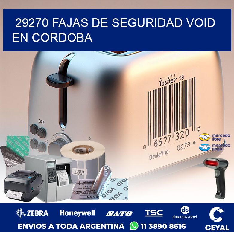 29270 FAJAS DE SEGURIDAD VOID EN CORDOBA