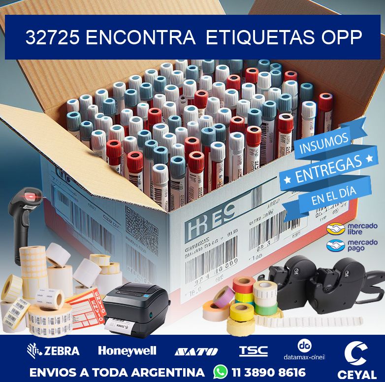 32725 ENCONTRA  ETIQUETAS OPP