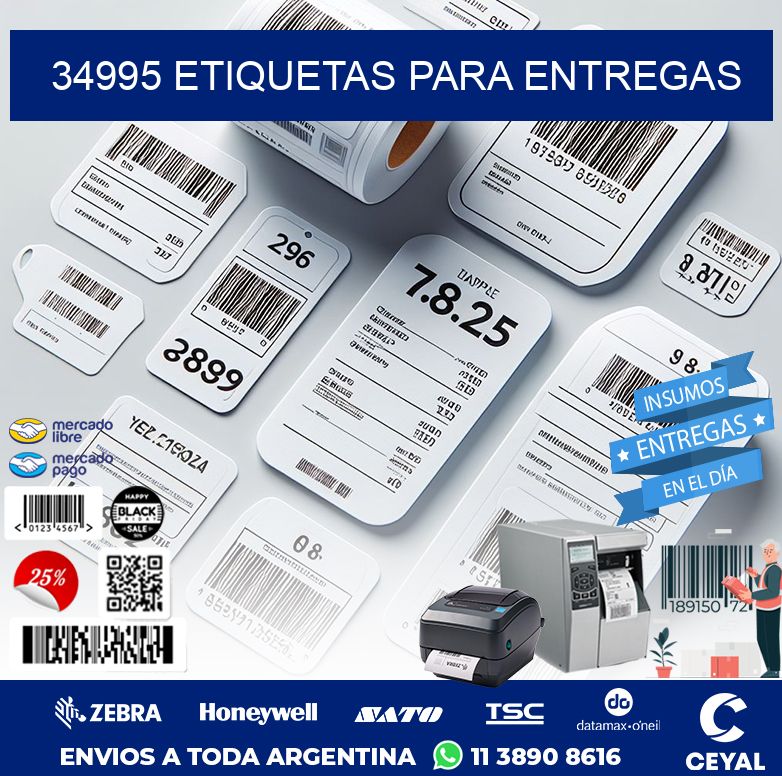 34995 ETIQUETAS PARA ENTREGAS