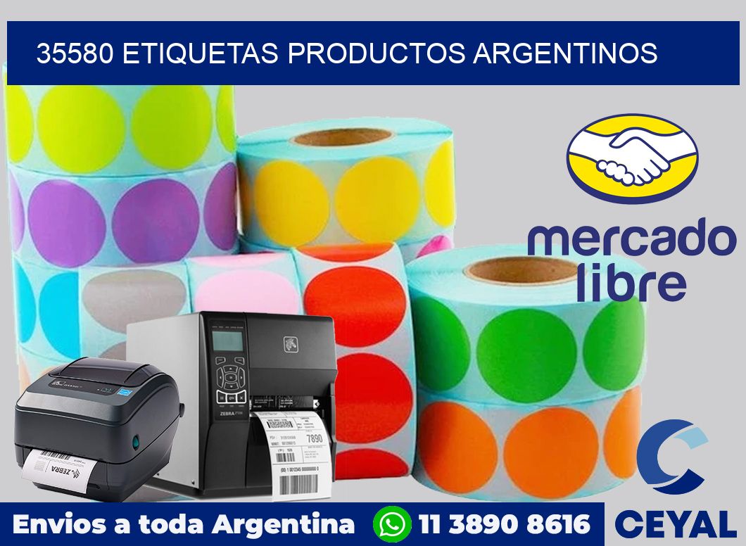 35580 Etiquetas productos argentinos