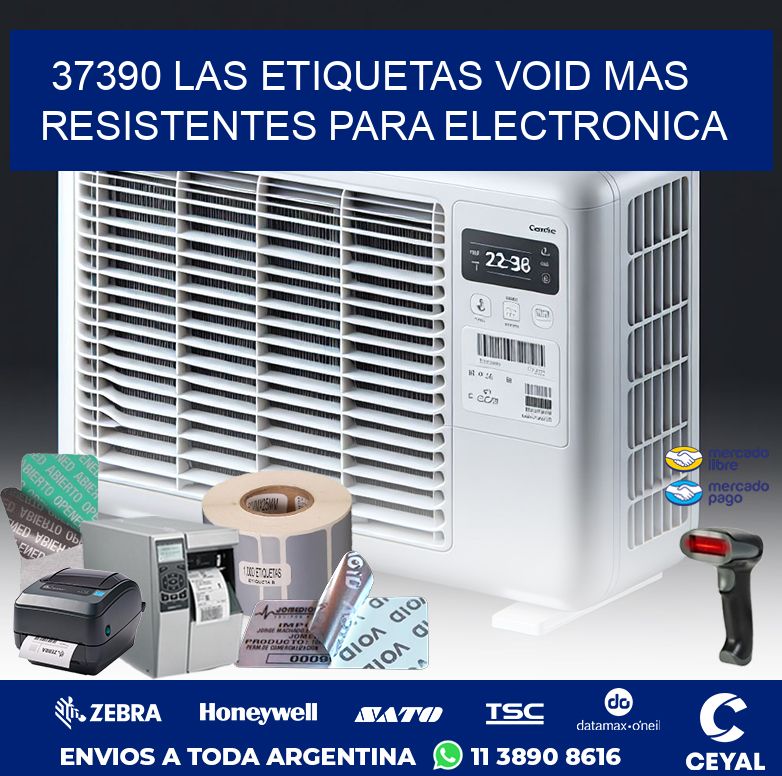37390 LAS ETIQUETAS VOID MAS RESISTENTES PARA ELECTRONICA