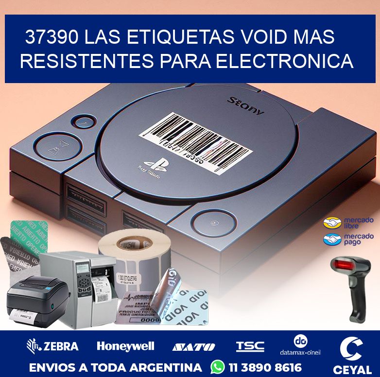 37390 LAS ETIQUETAS VOID MAS RESISTENTES PARA ELECTRONICA