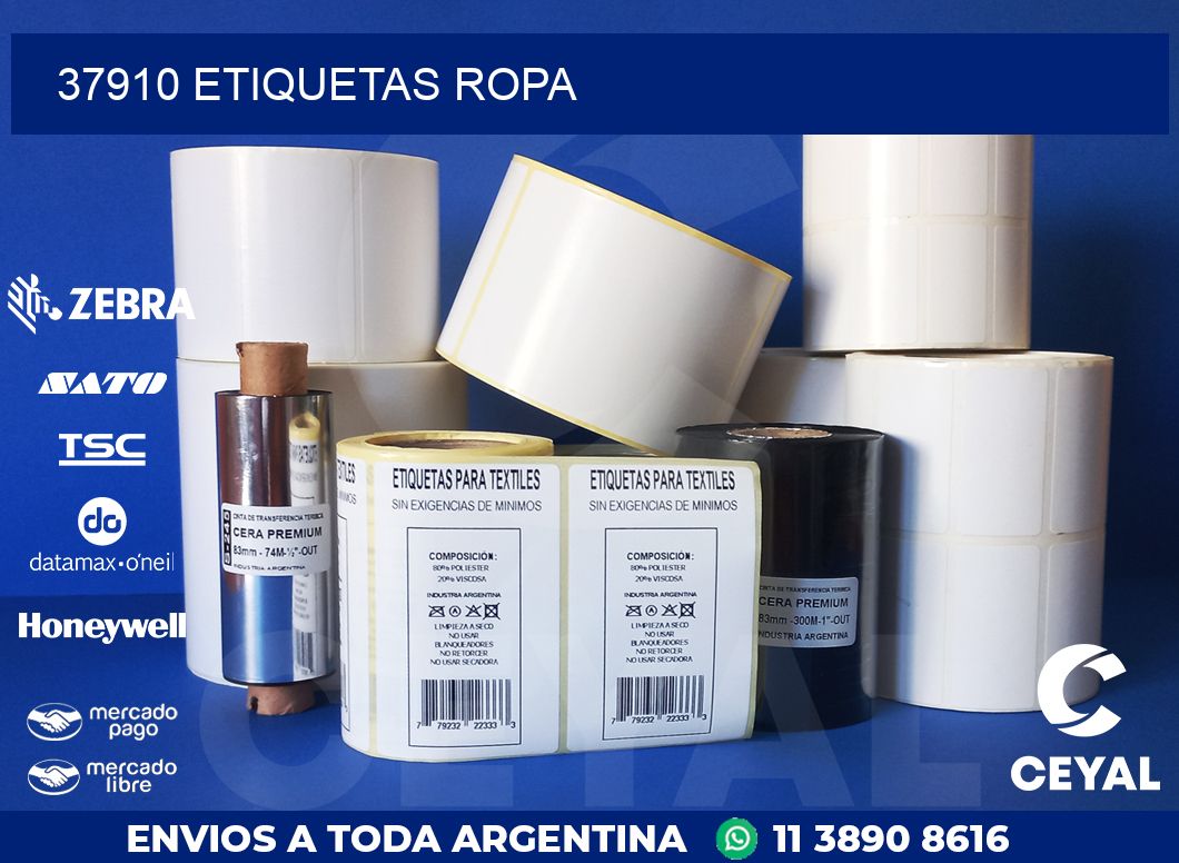 37910 ETIQUETAS ROPA