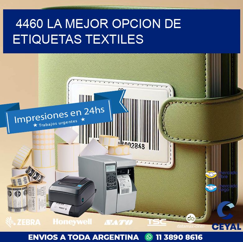 4460 LA MEJOR OPCION DE ETIQUETAS TEXTILES