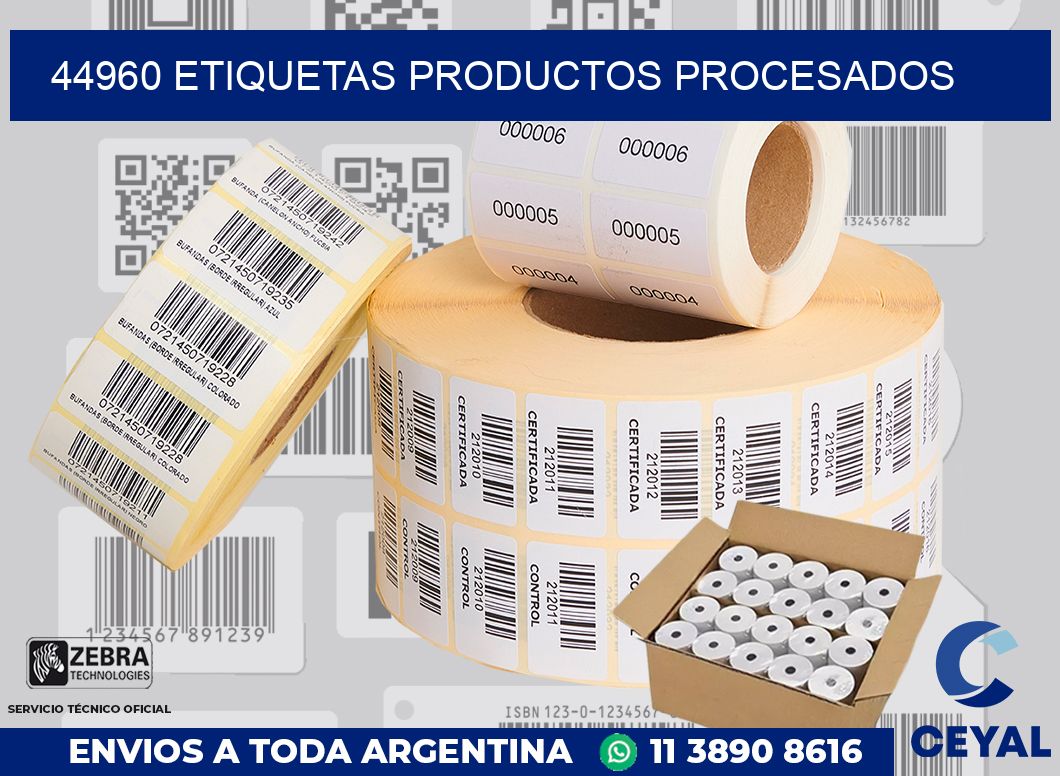 44960 Etiquetas productos procesados