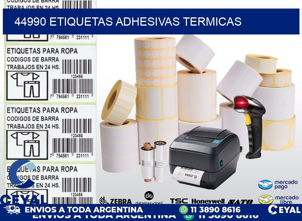 44990 etiquetas adhesivas termicas