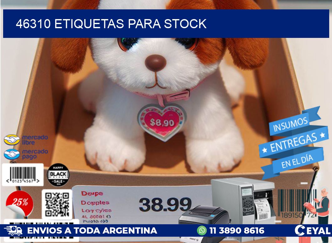 46310 ETIQUETAS PARA STOCK