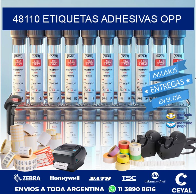 48110 ETIQUETAS ADHESIVAS OPP