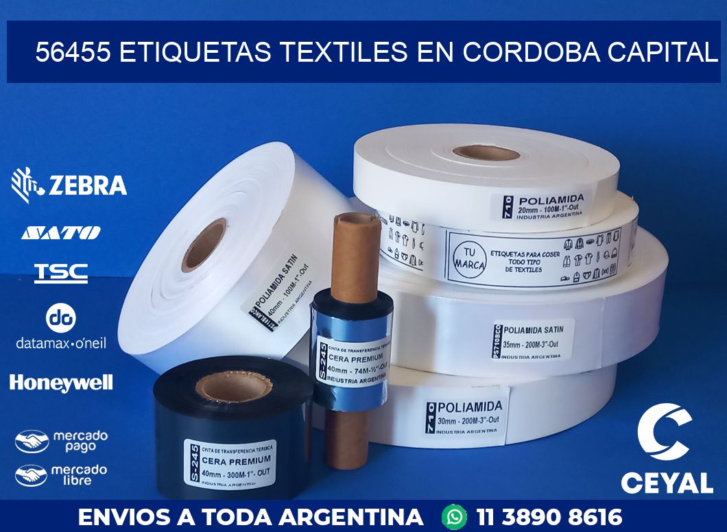 56455 ETIQUETAS TEXTILES EN CORDOBA CAPITAL