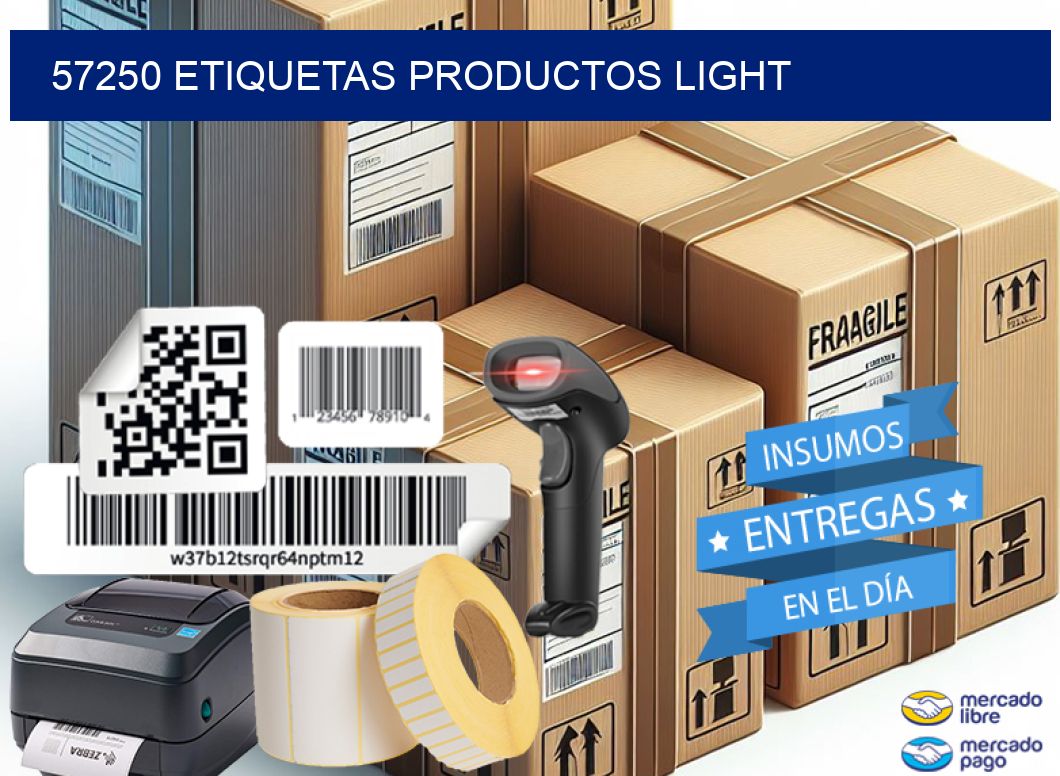 57250 etiquetas productos light