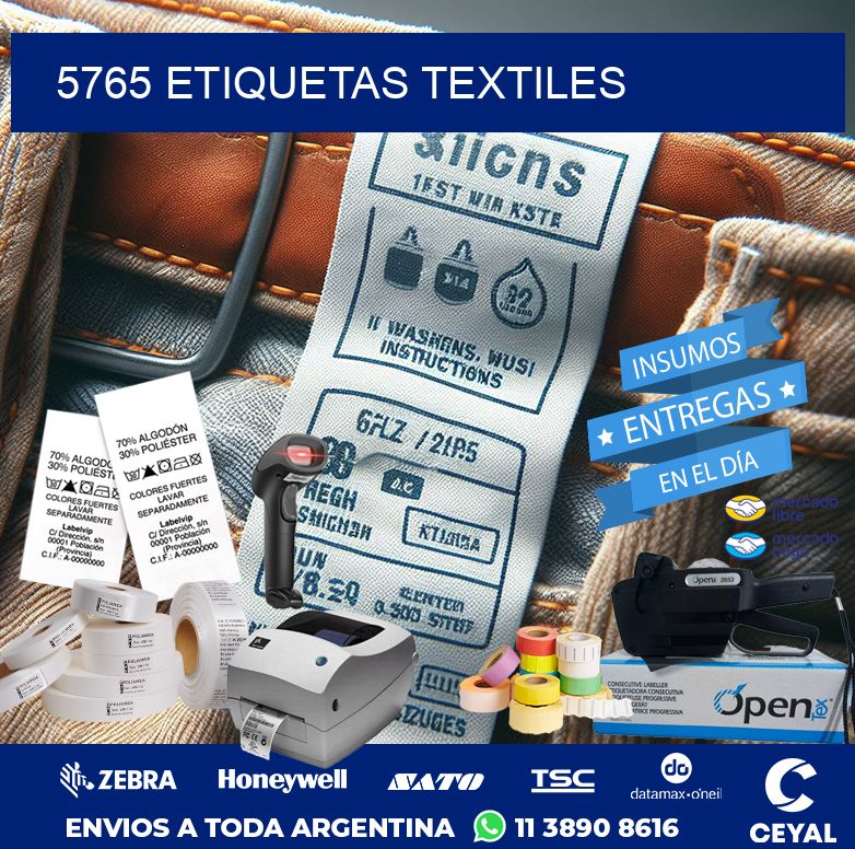 5765 ETIQUETAS TEXTILES