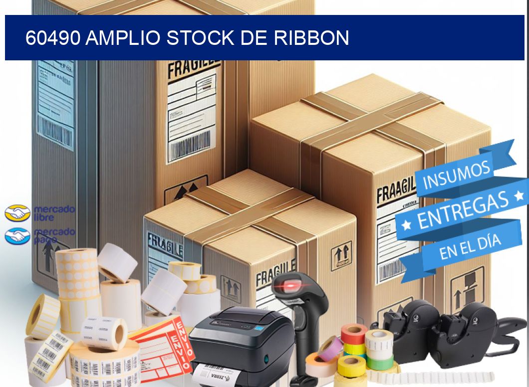 60490 AMPLIO STOCK DE RIBBON