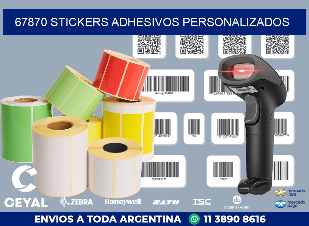 67870 stickers adhesivos personalizados