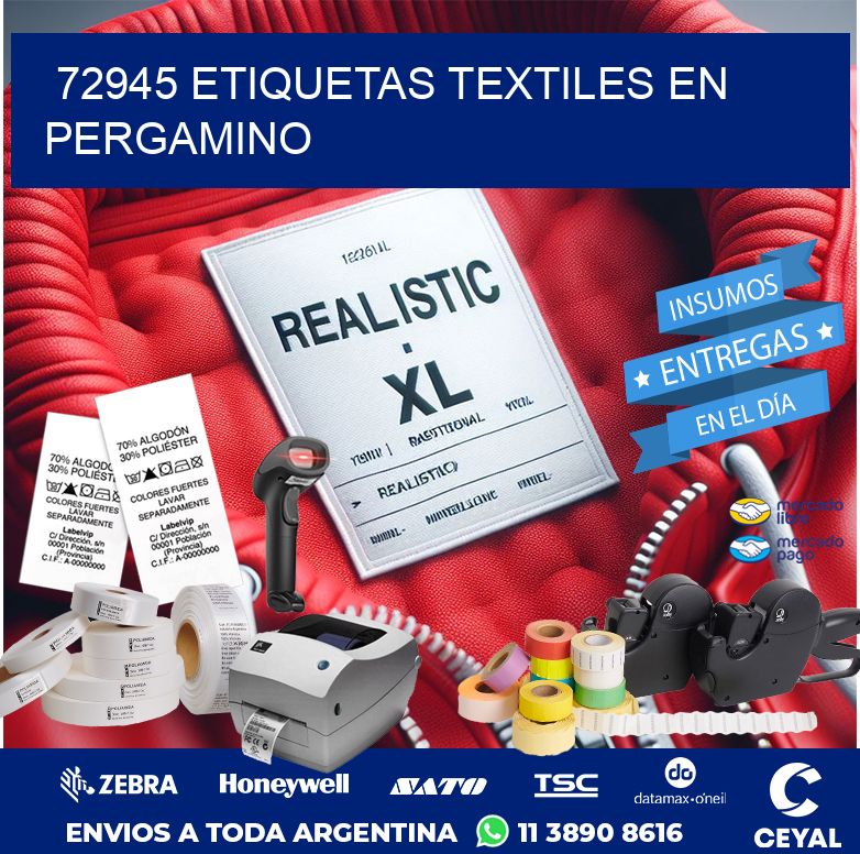 72945 ETIQUETAS TEXTILES EN PERGAMINO