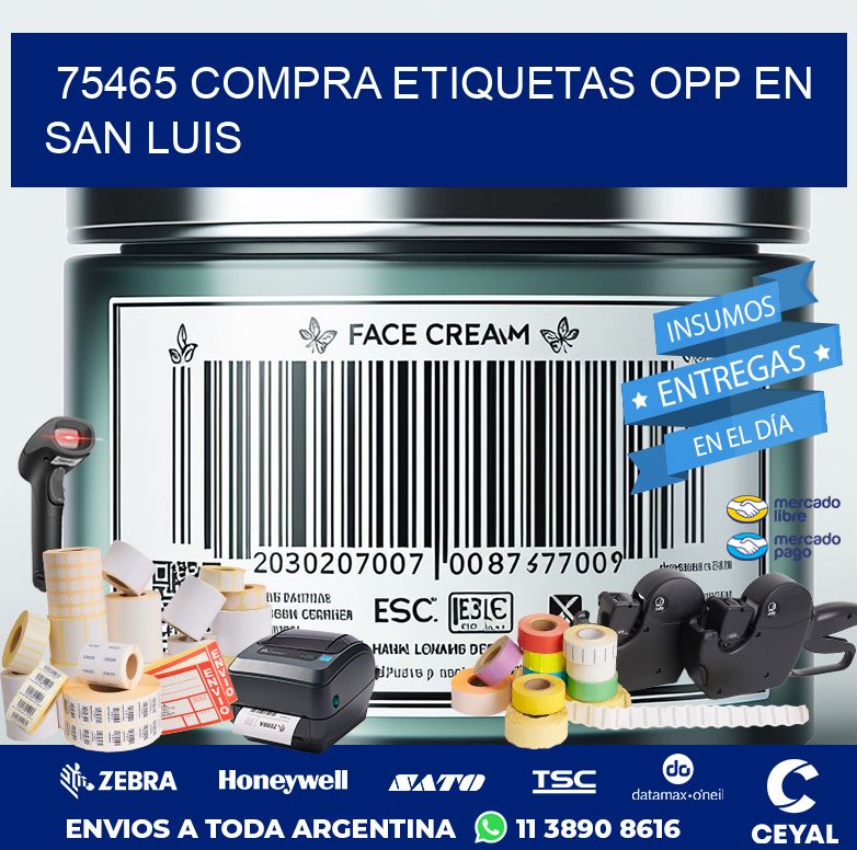 75465 COMPRA ETIQUETAS OPP EN SAN LUIS