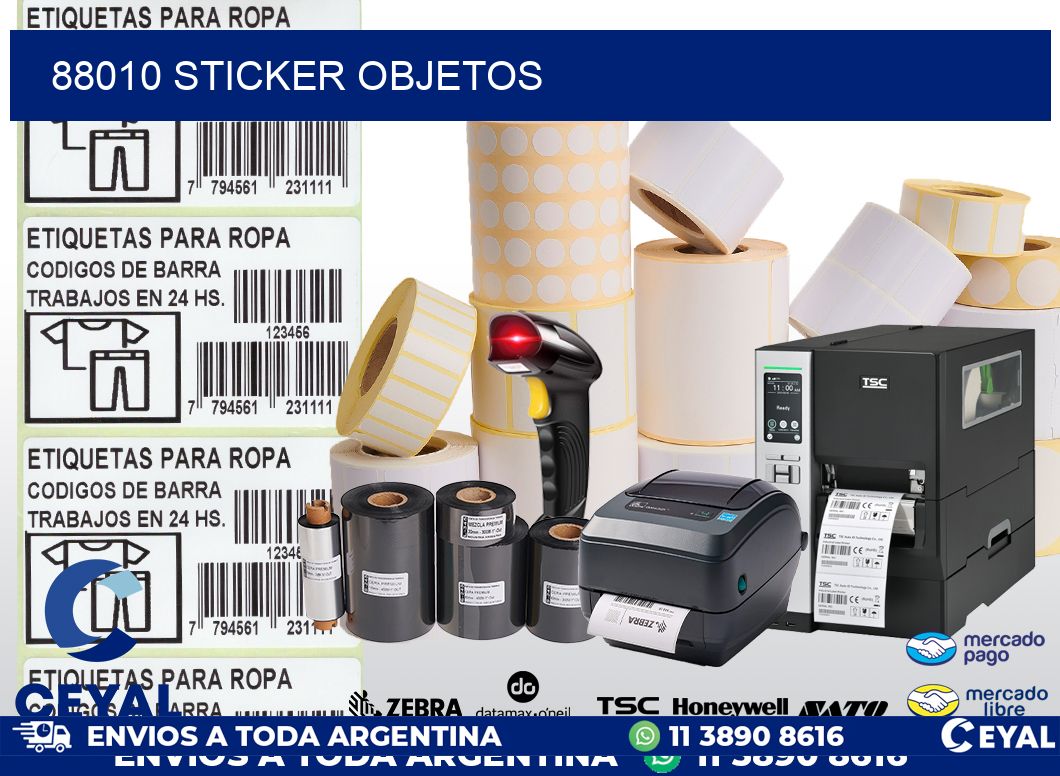 88010 STICKER OBJETOS