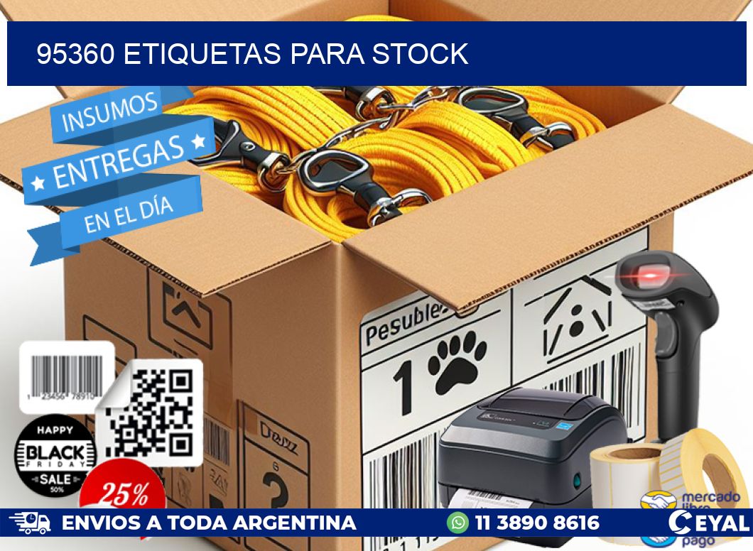 95360 ETIQUETAS PARA STOCK