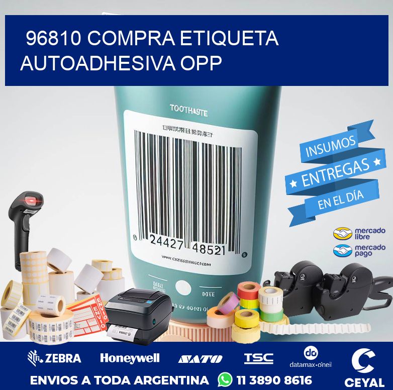 96810 COMPRA ETIQUETA AUTOADHESIVA OPP