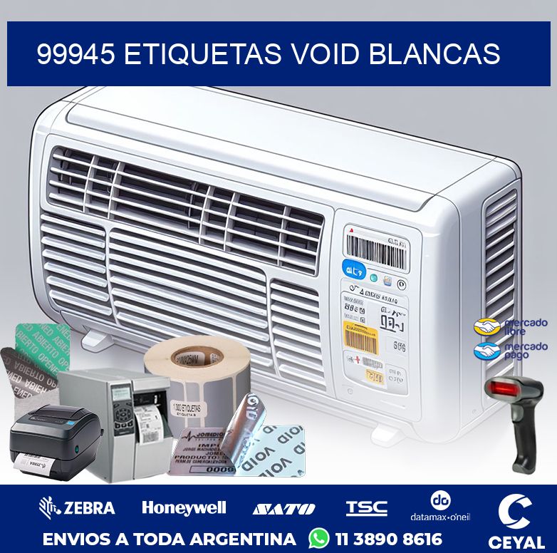 99945 ETIQUETAS VOID BLANCAS