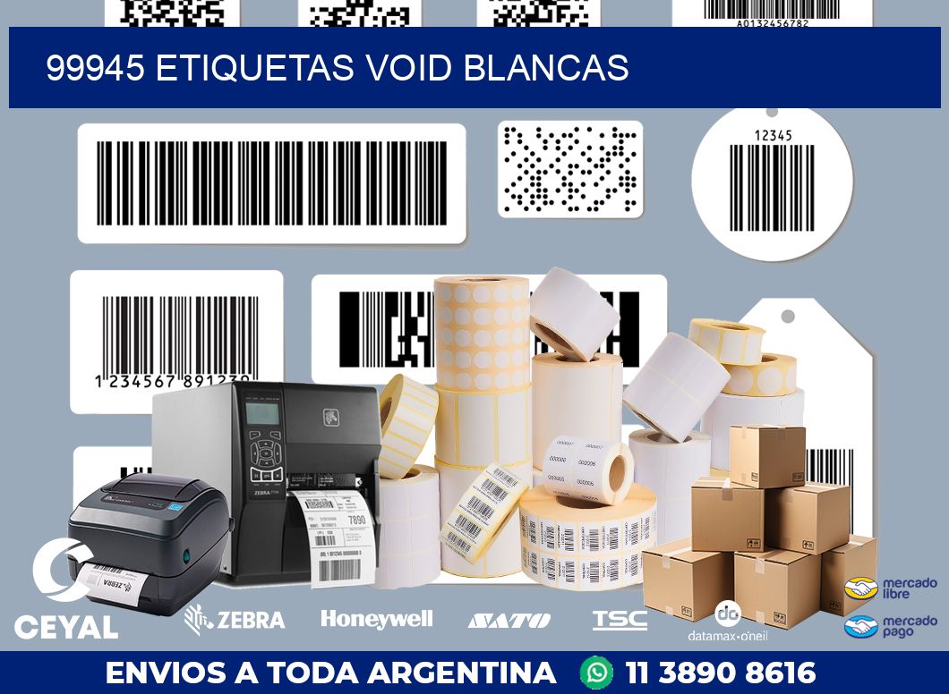 99945 ETIQUETAS VOID BLANCAS