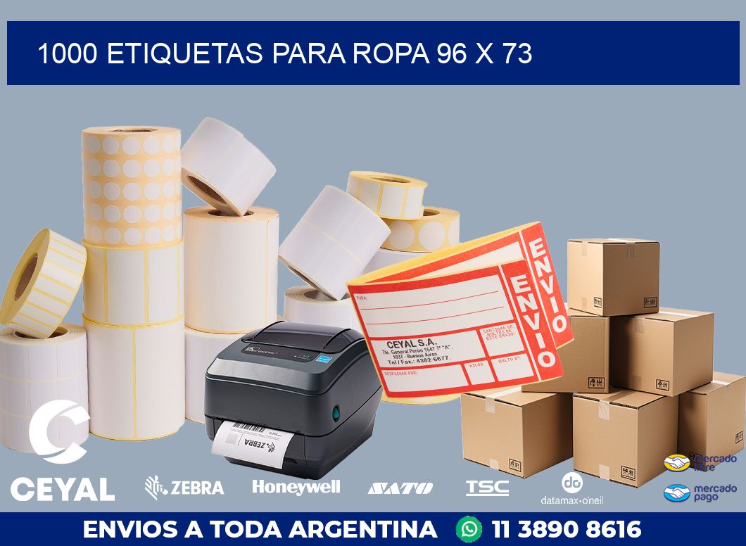 1000 ETIQUETAS PARA ROPA 96 x 73