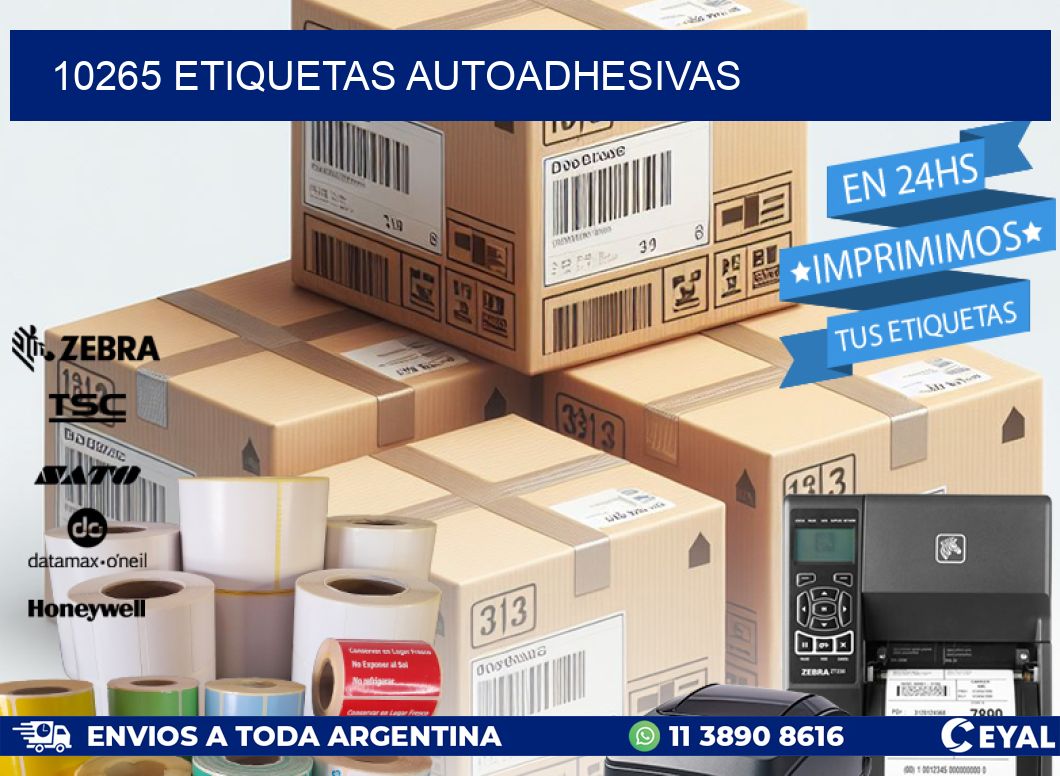 10265 ETIQUETAS AUTOADHESIVAS