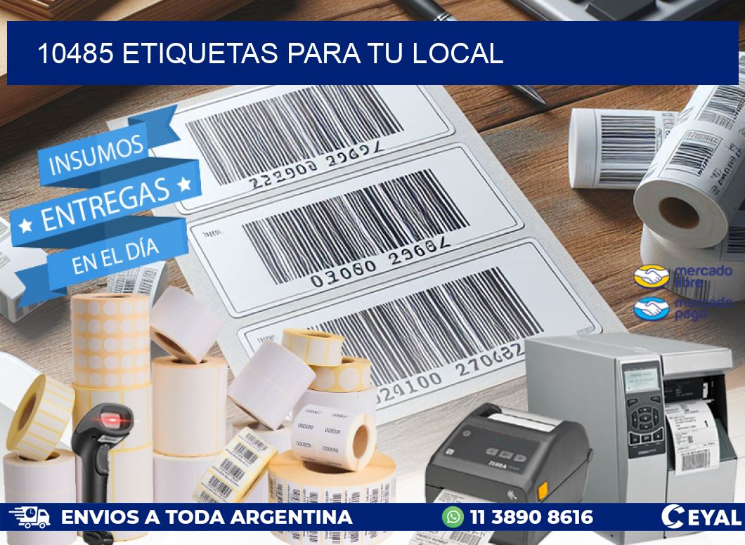 10485 ETIQUETAS PARA TU LOCAL