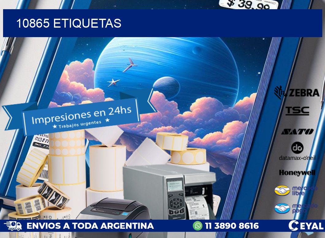 10865 ETIQUETAS