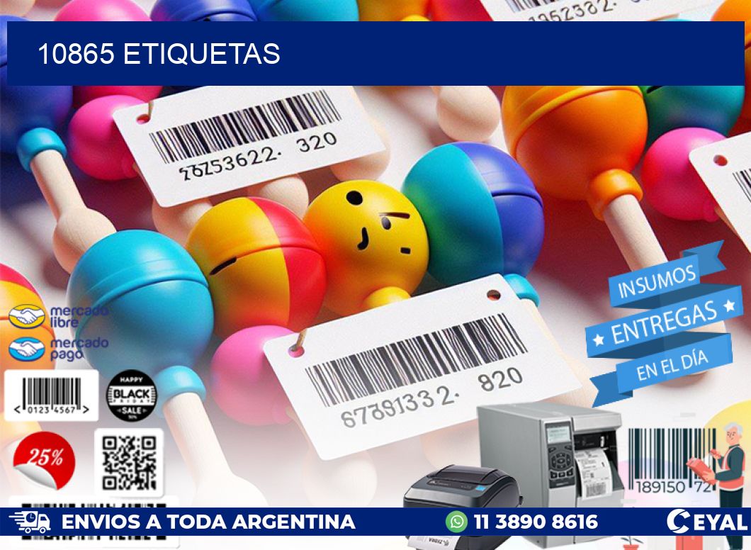 10865 ETIQUETAS