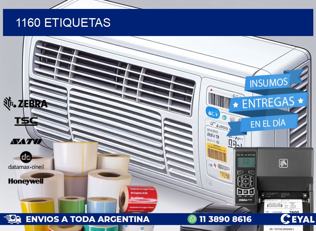 1160 ETIQUETAS