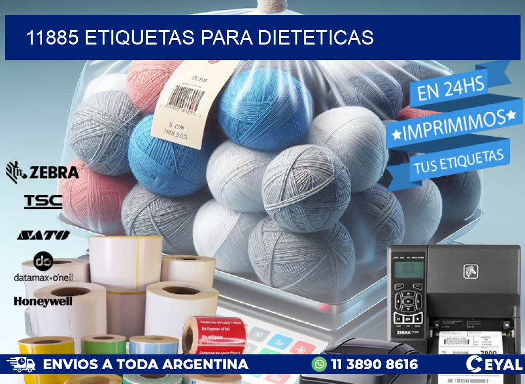 11885 ETIQUETAS PARA DIETETICAS