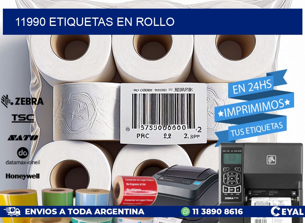 11990 ETIQUETAS EN ROLLO