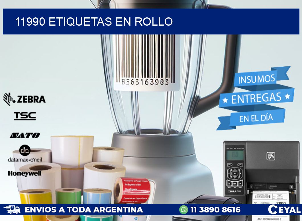 11990 ETIQUETAS EN ROLLO