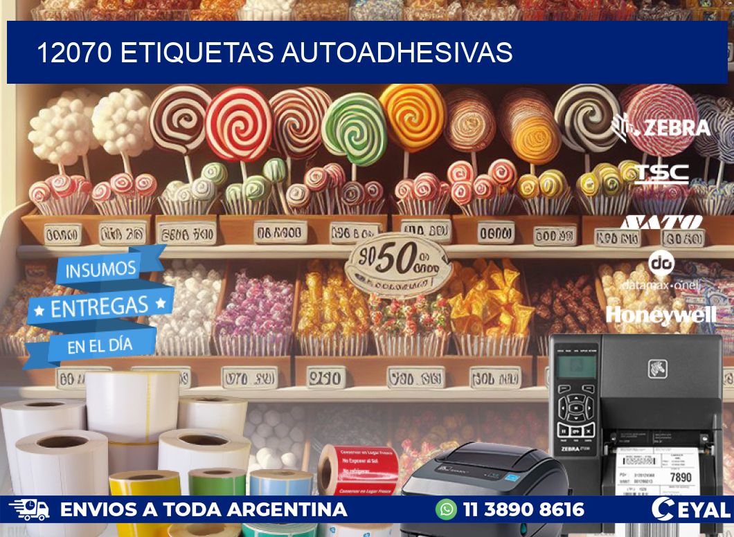 12070 ETIQUETAS AUTOADHESIVAS