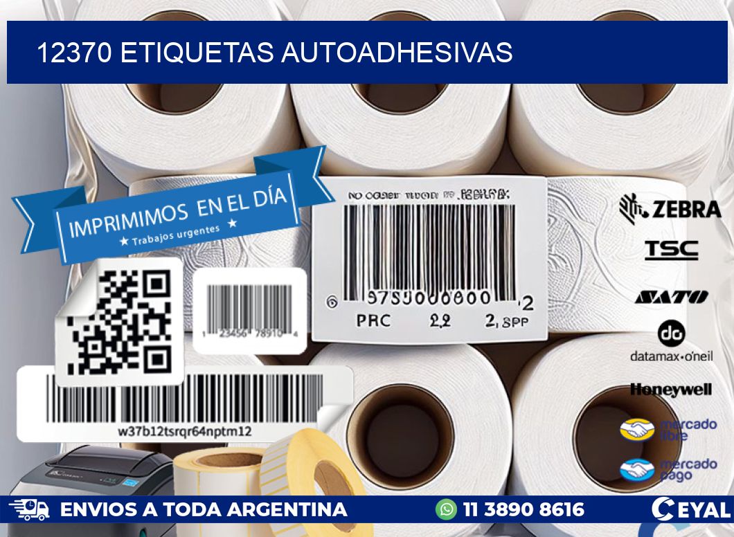 12370 ETIQUETAS AUTOADHESIVAS