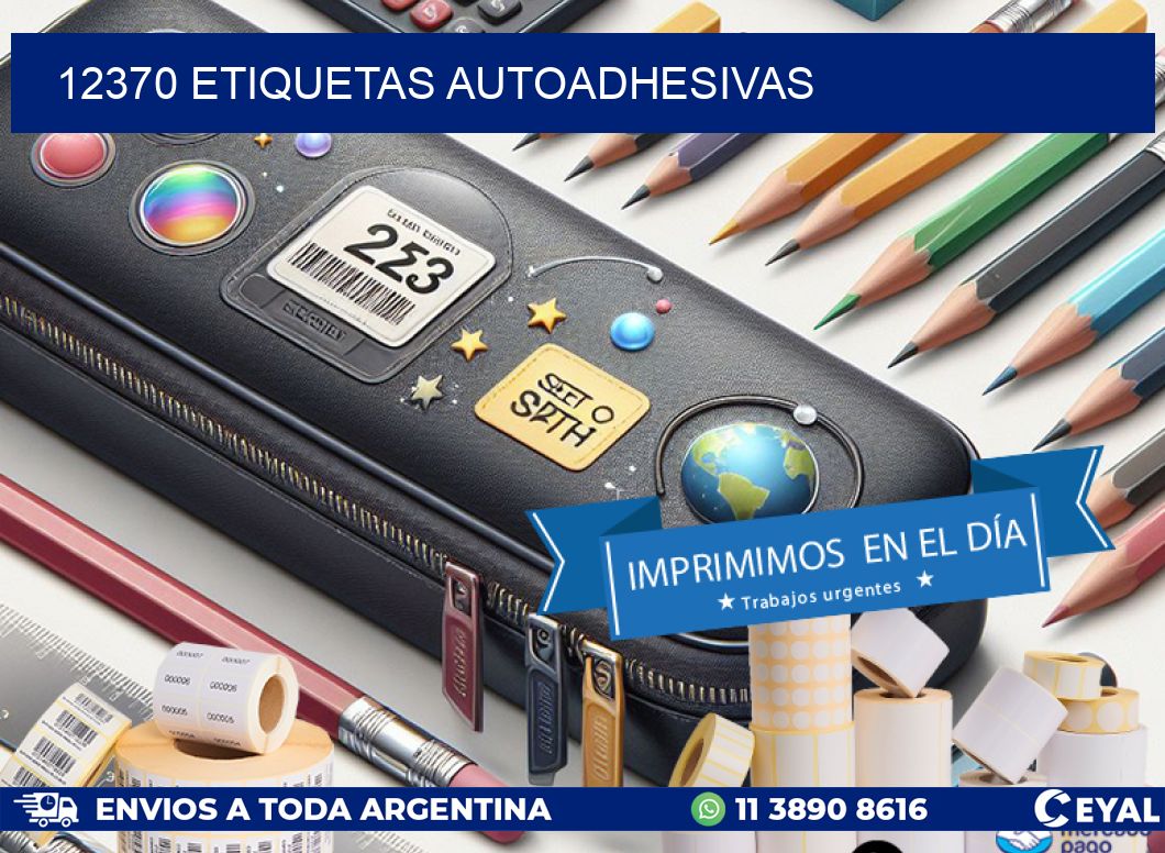 12370 ETIQUETAS AUTOADHESIVAS