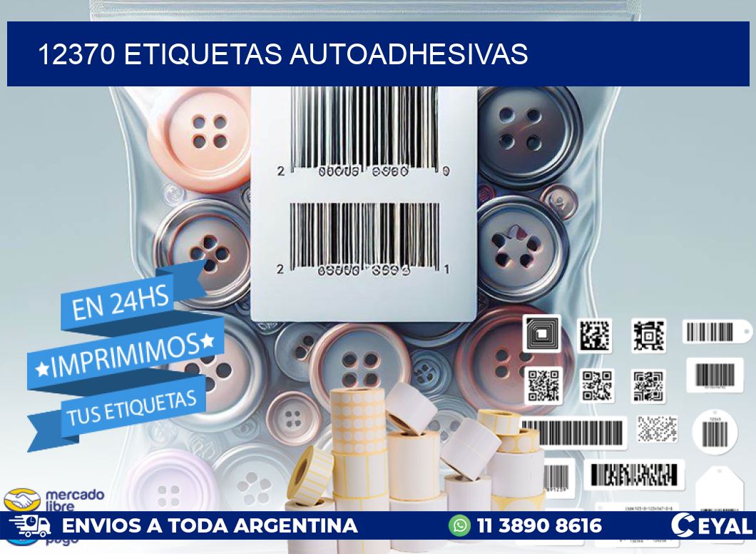 12370 ETIQUETAS AUTOADHESIVAS