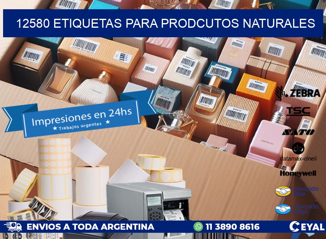 12580 ETIQUETAS PARA PRODCUTOS NATURALES