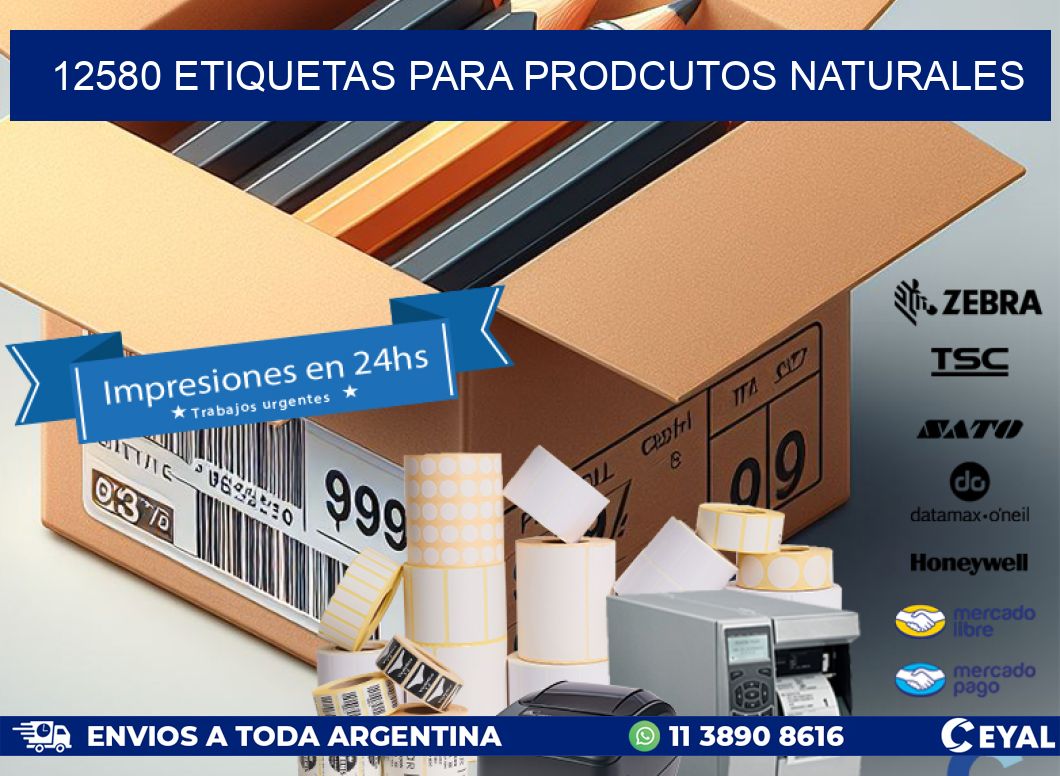 12580 ETIQUETAS PARA PRODCUTOS NATURALES