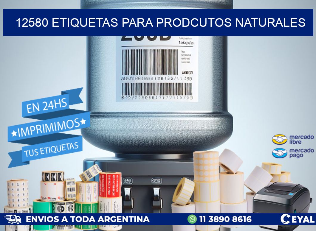 12580 ETIQUETAS PARA PRODCUTOS NATURALES