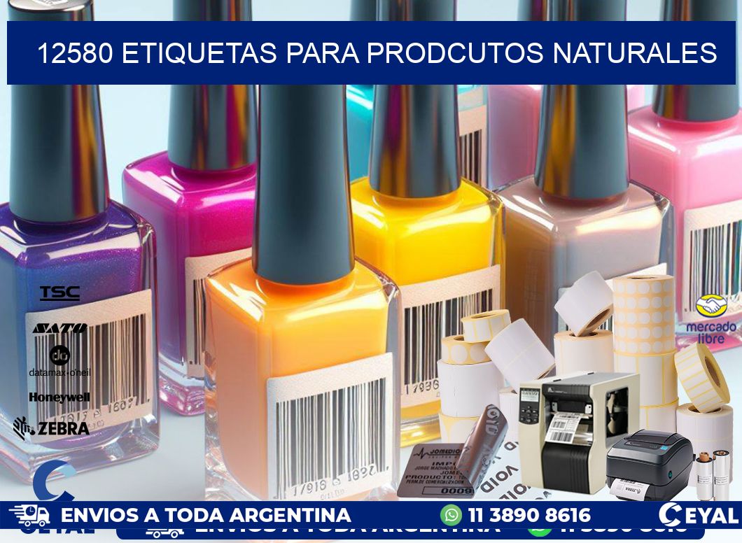 12580 ETIQUETAS PARA PRODCUTOS NATURALES