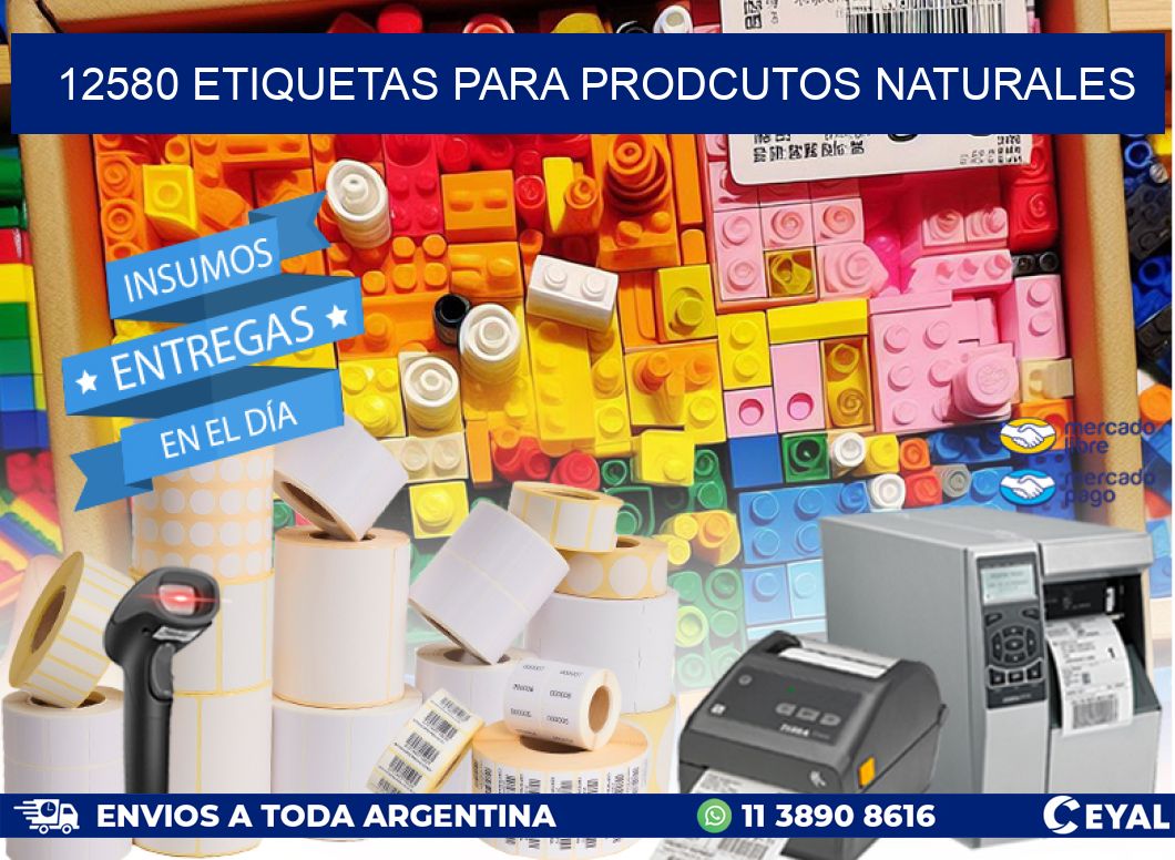 12580 ETIQUETAS PARA PRODCUTOS NATURALES