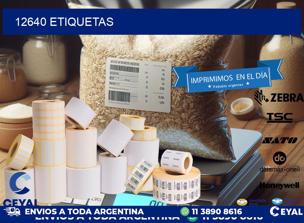 12640 ETIQUETAS