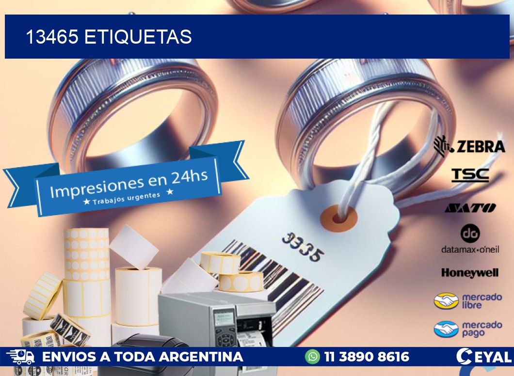 13465 ETIQUETAS