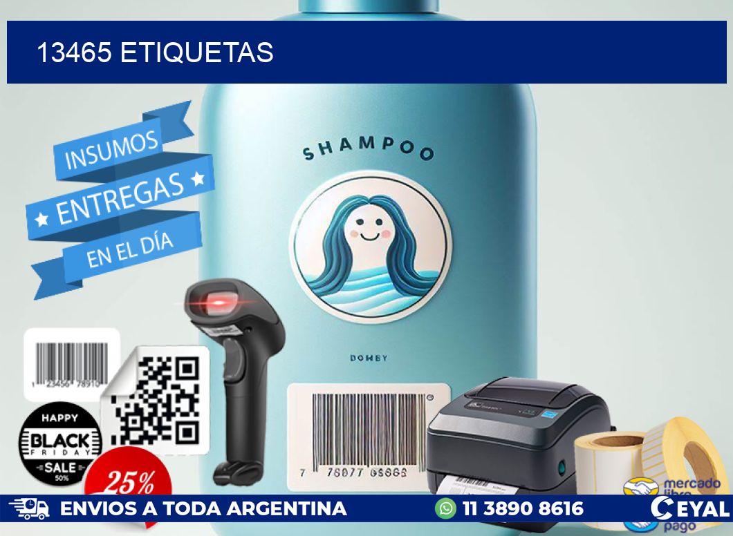 13465 ETIQUETAS