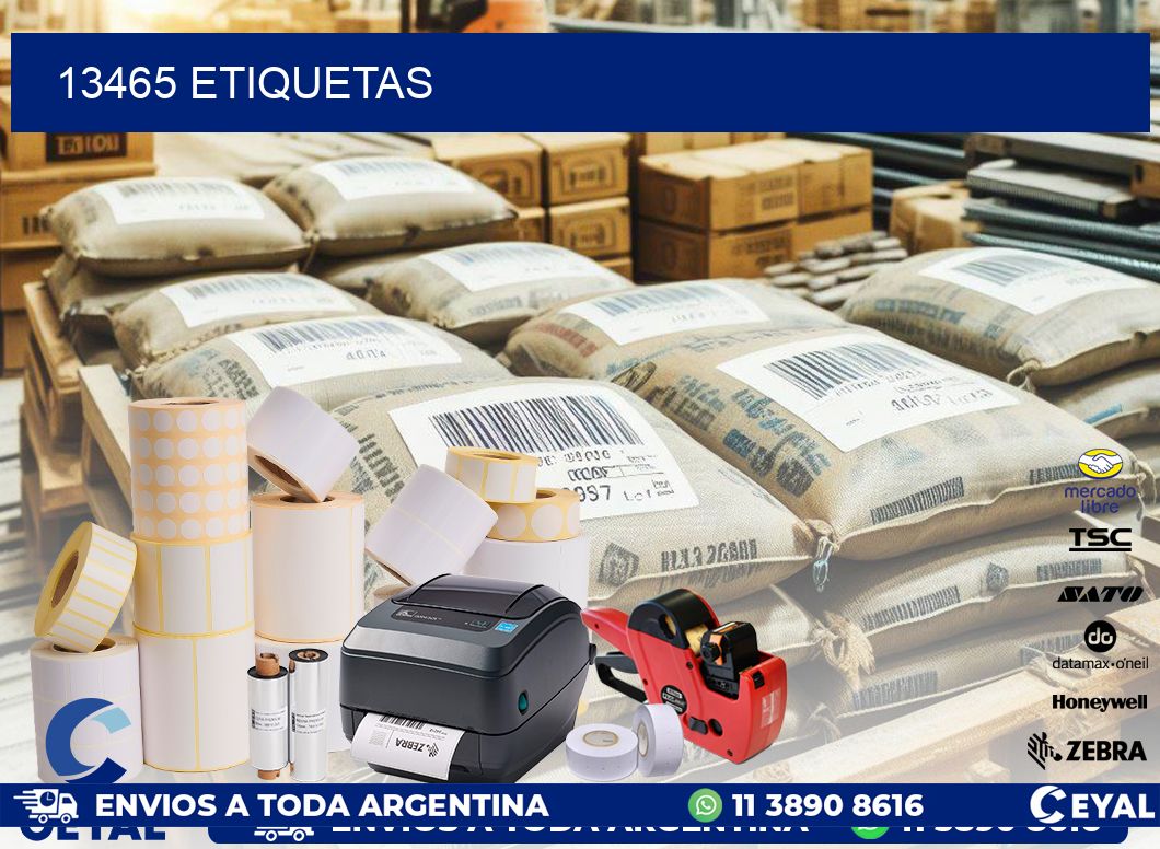 13465 ETIQUETAS