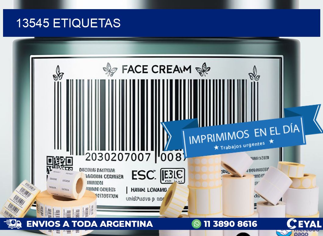 13545 ETIQUETAS