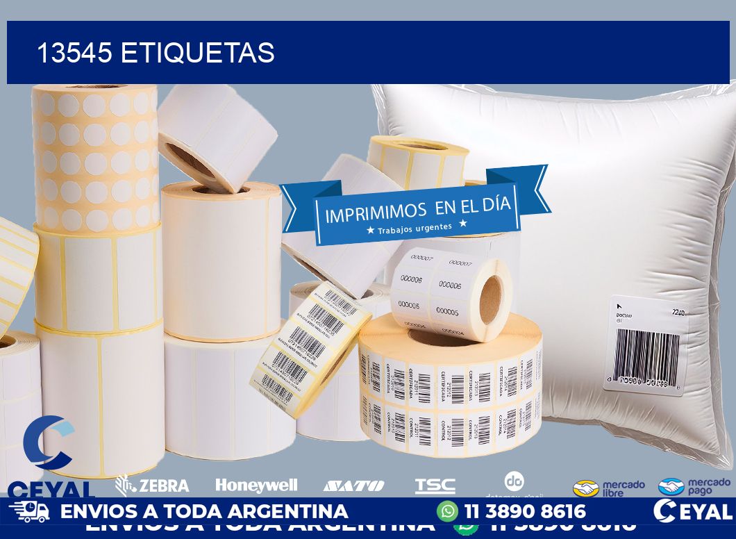 13545 ETIQUETAS