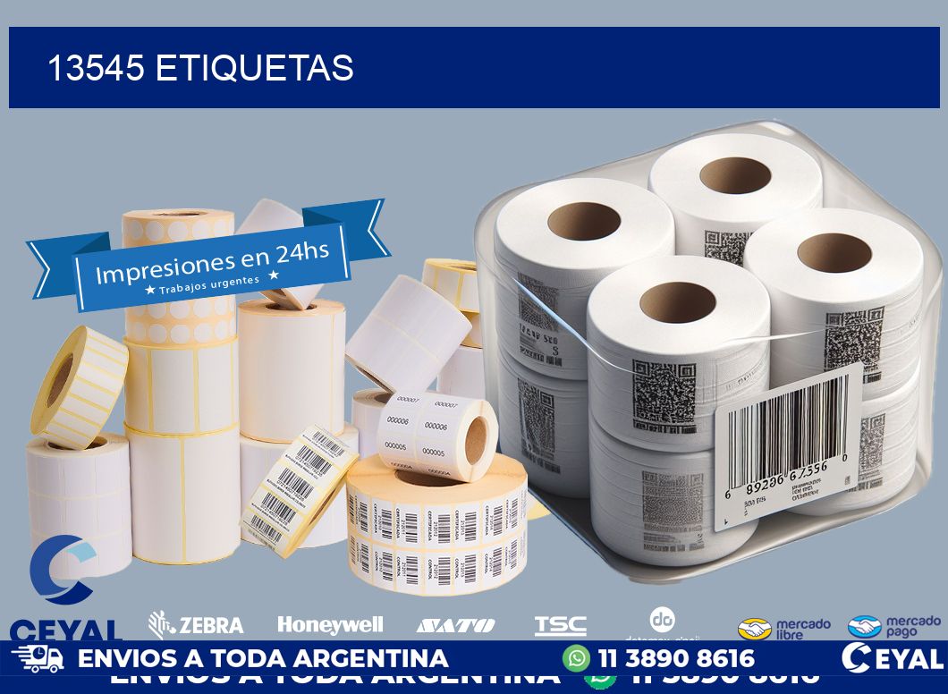 13545 ETIQUETAS