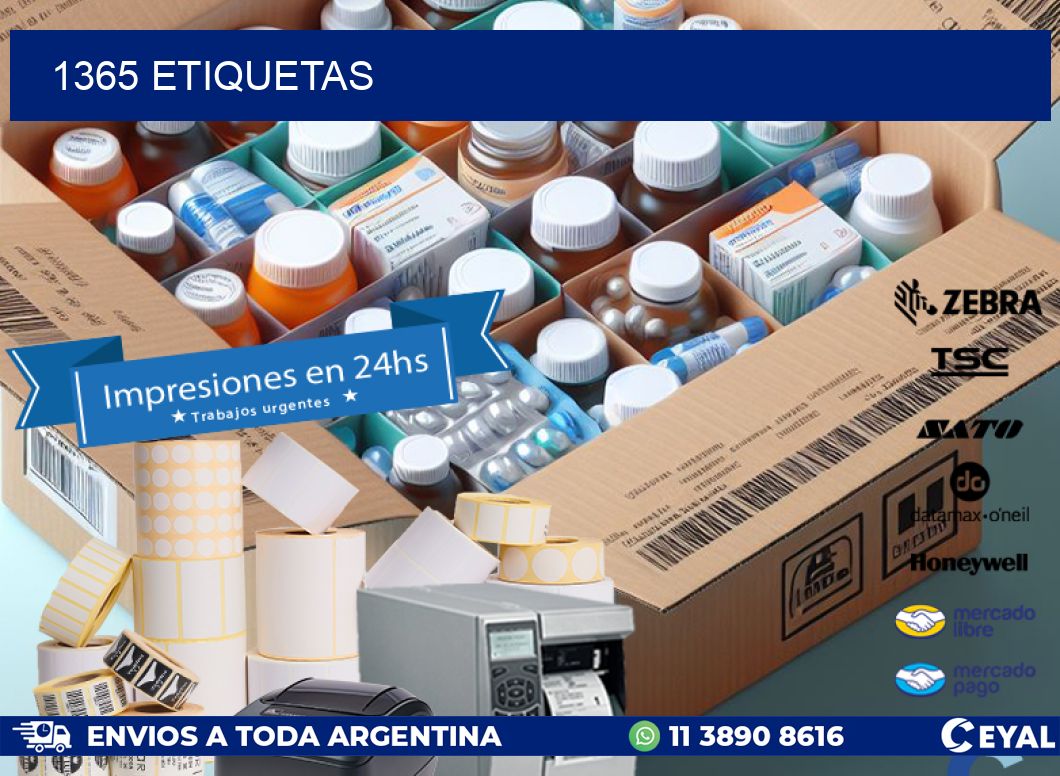 1365 ETIQUETAS